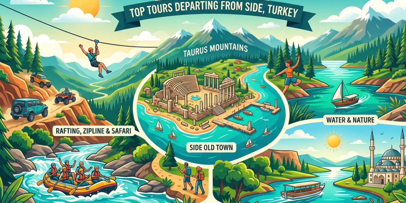 Top Tours and Adventures to Experience in Side, Turkey