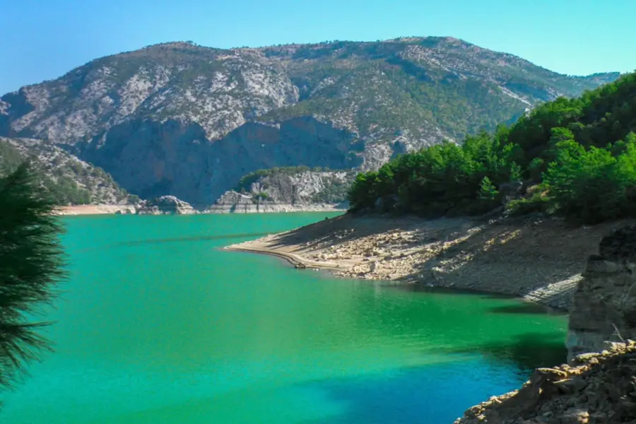 Green Canyon Tour with Cabrio Bus from Side